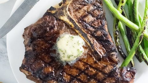Blog Thumbnail T-Bones with Compound Steak Butter