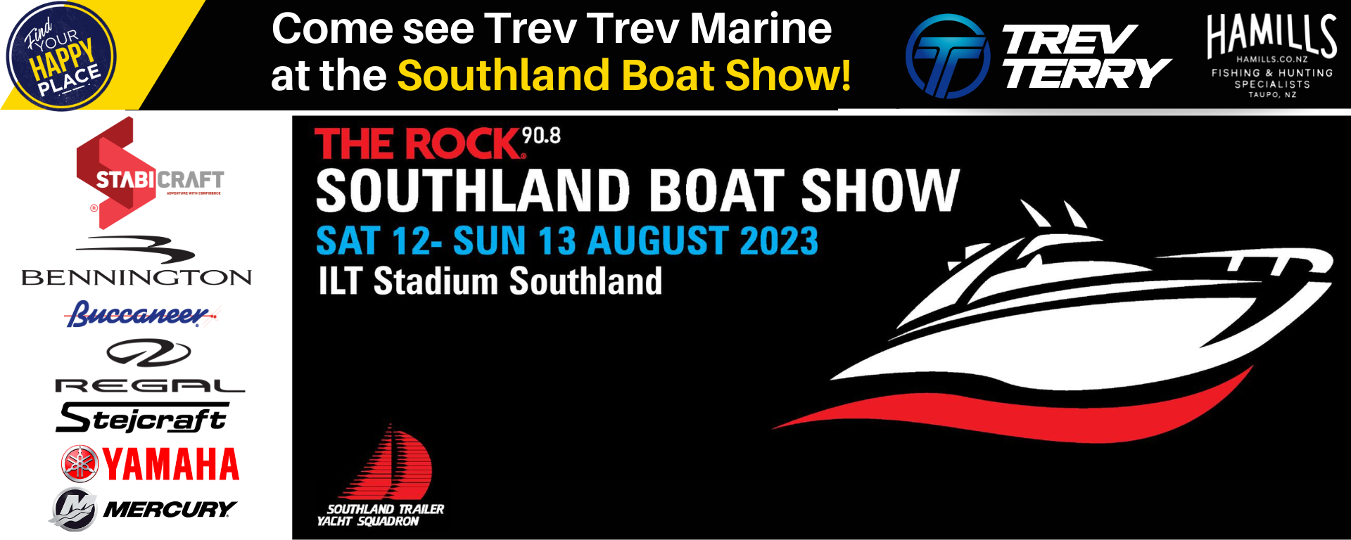 Trev Terry at Southland Boat show